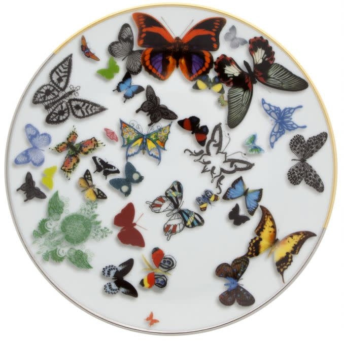 Maison Lipari Christian Lacroix - Butterfly Parade Set Of 6 Dessert Plates 0.83x7.48x7.48  VISTA ALEGRE.