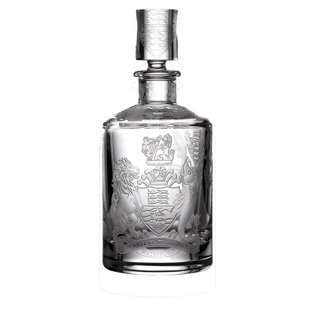 Maison Lipari Crest Decanter 28.7 Oz  WATERFORD.