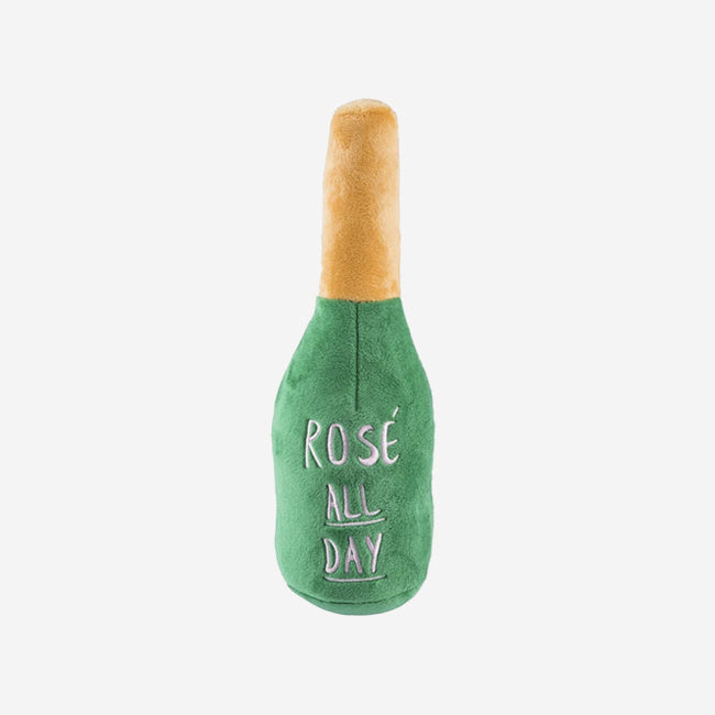 Maison Lipari Woof Clicquot Rosé Champagne Bottle Small Dog Toy - Green  HAUTE DIGGITY DOG.