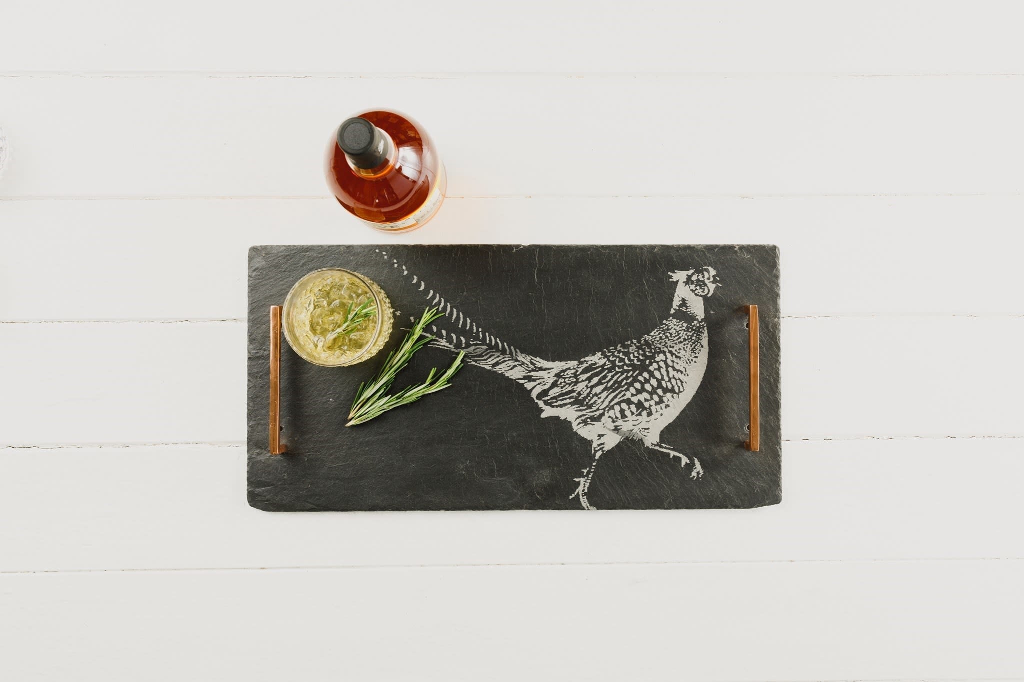 Maison Lipari Engraved Pheasant Serving Board Large  DAVID SHAW.