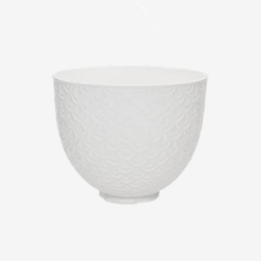 KSM2CB5TWM by KitchenAid - 5 Quart White Mermaid Lace Ceramic Bowl